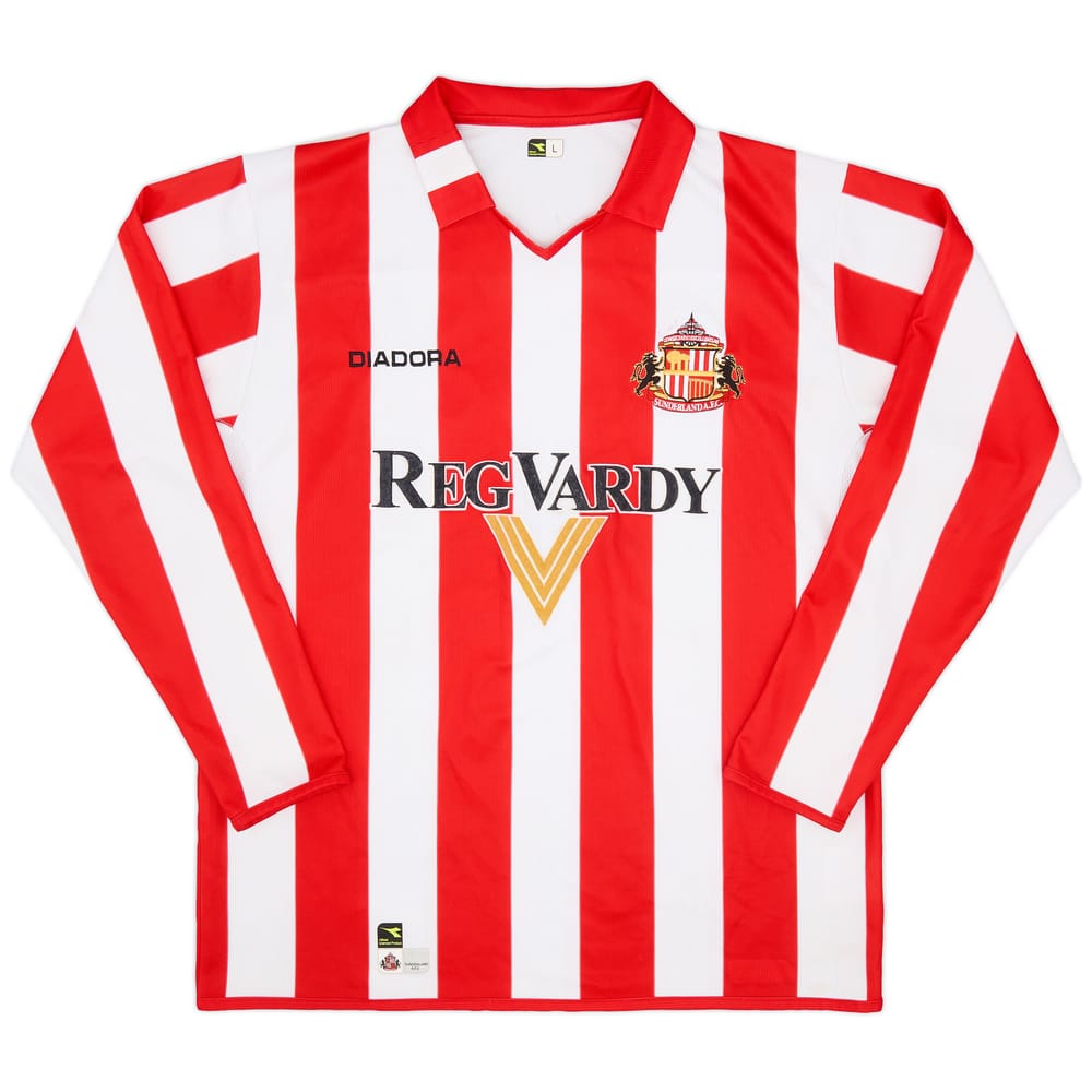 2004-05 Sunderland Home L/S Shirt - 5/10 - (L)