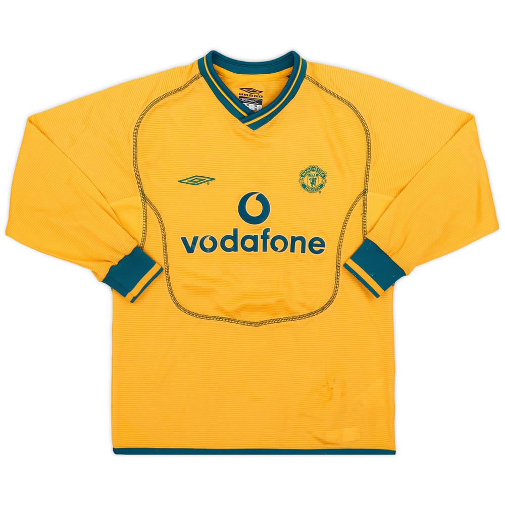 2000-02 Manchester United GK Shirt - 5/10 - (S.Boys)