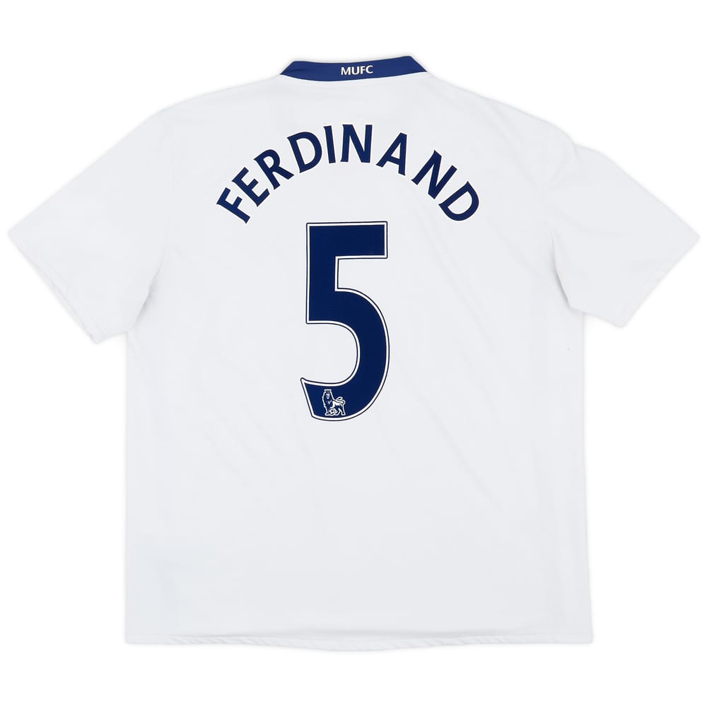2008-10 Manchester United Away Shirt Ferdinand #5 - 5/10 - (XL)