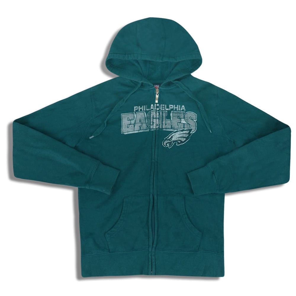 2010 Philadelphia Eagles Full-Zip Hooded Sweat Top Y