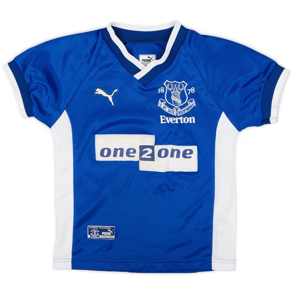 2000-02 Everton Home Shirt - 8/10 - (3-4 Years)