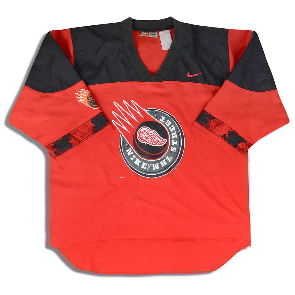 1990s Detroit Red Wings Nike NHL Street Pullover Top XL