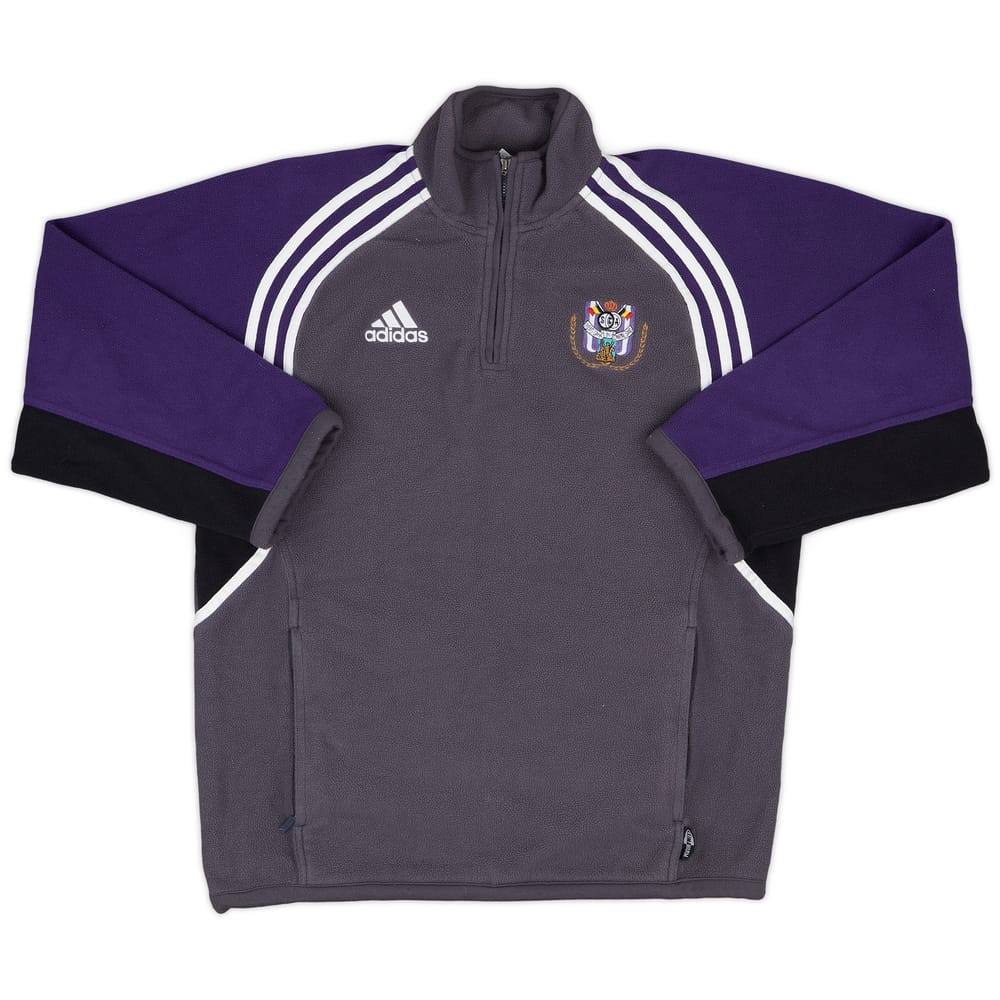 2005-06 Anderlecht adidas 1/4 Zip Fleece Top - 8/10 - (L.Boys)