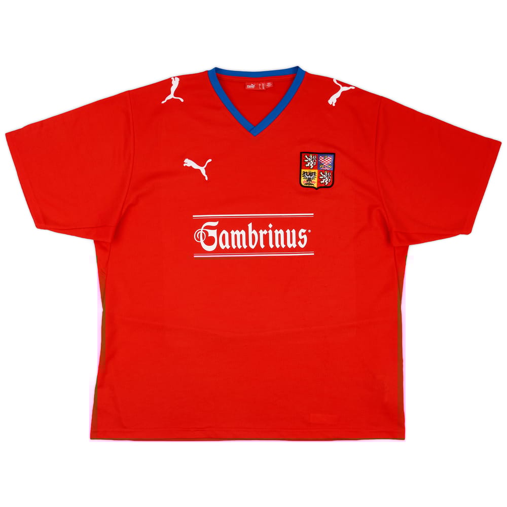 2008-09 Czech Republic Basic Home Shirt - 9/10 - (XXL)