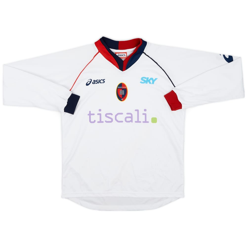 2006-07 Cagliari Basic Away L/S Shirt - 9/10 - (S)