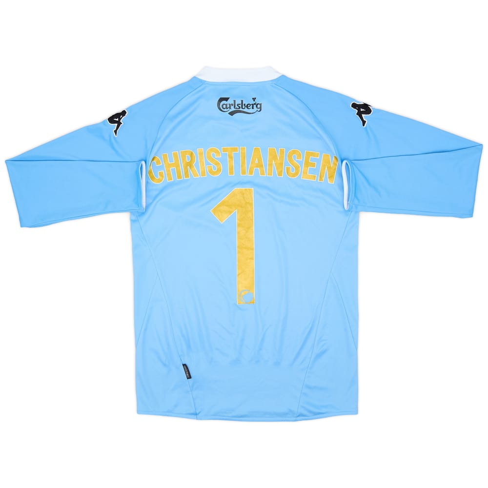 2007-08 FC Copenhagen GK Shirt Christiansen #1 - 8/10 - (M)