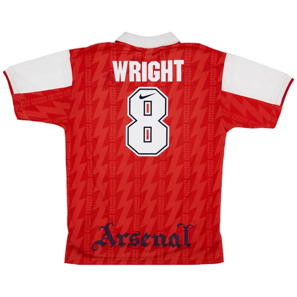 1994-96 Arsenal Home Shirt Wright #8 - 8/10 - (XL)