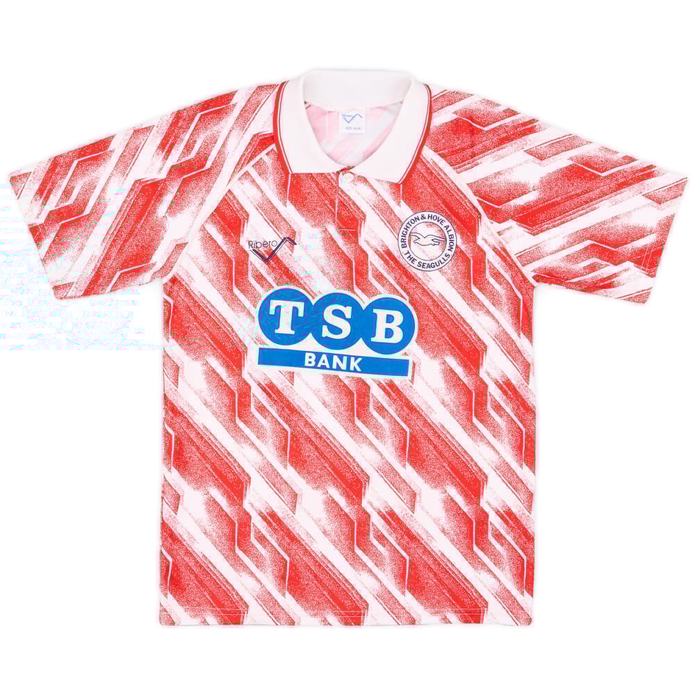 1991-93 Brighton Away Shirt #9 - 9/10 - (S)
