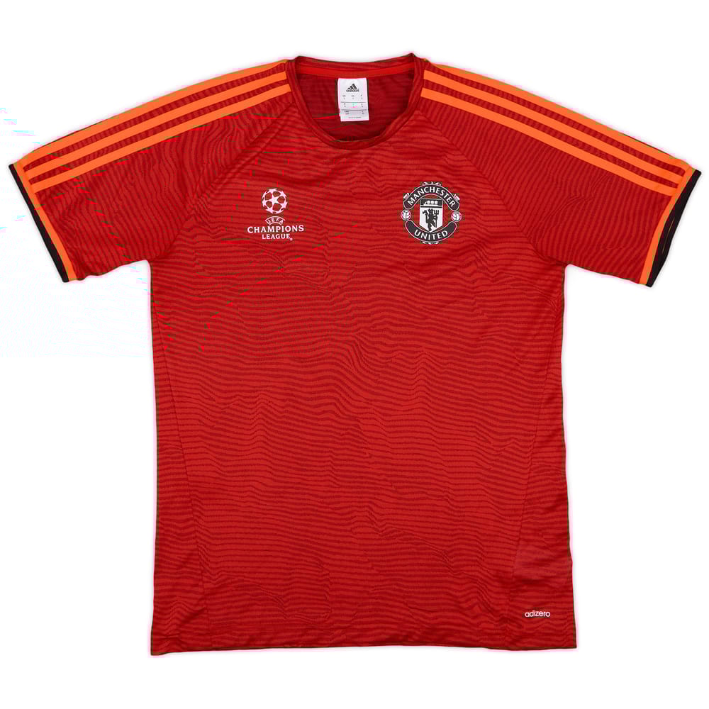 2015-16 Manchester United adizero Champions League Training Shirt - 9/10 - (S)