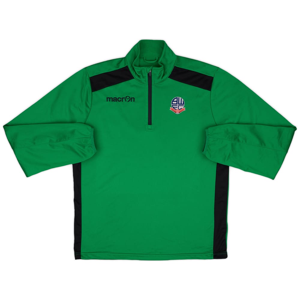 2014-15 Bolton Macron 1/4 Zip Training Top - 8/10 - (L)