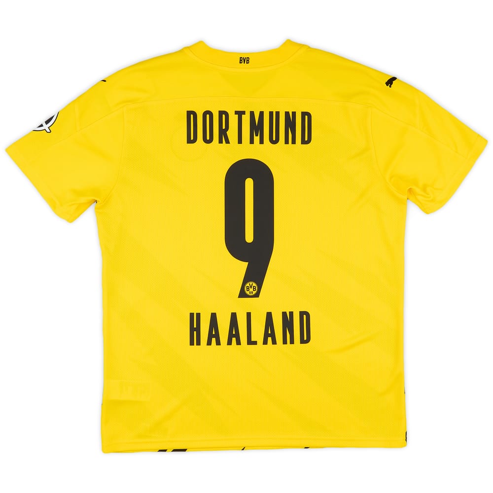 2020-21 Borussia Dortmund Home Shirt Haaland #9 (L)
