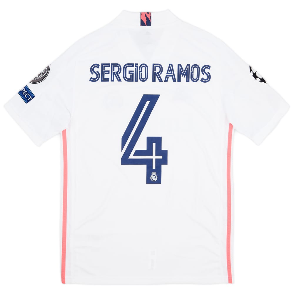 2020-21 Real Madrid Home Shirt Sergio Ramos #4 (S)