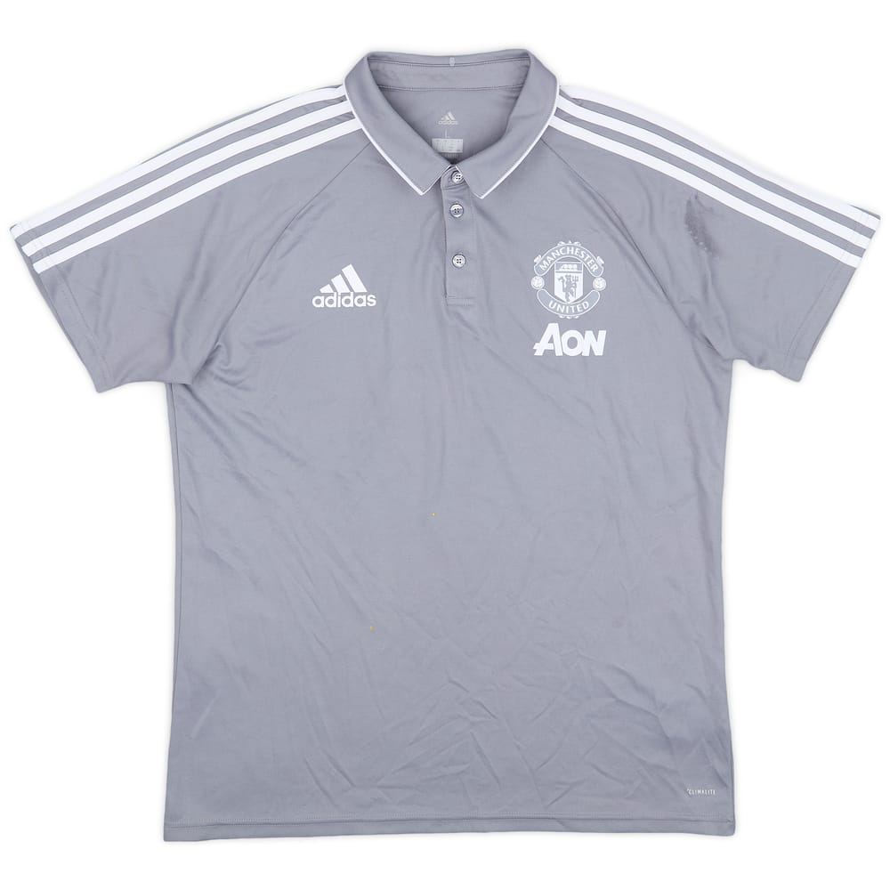 2017-18 Manchester United adidas Polo Shirt - 6/10 - (L)