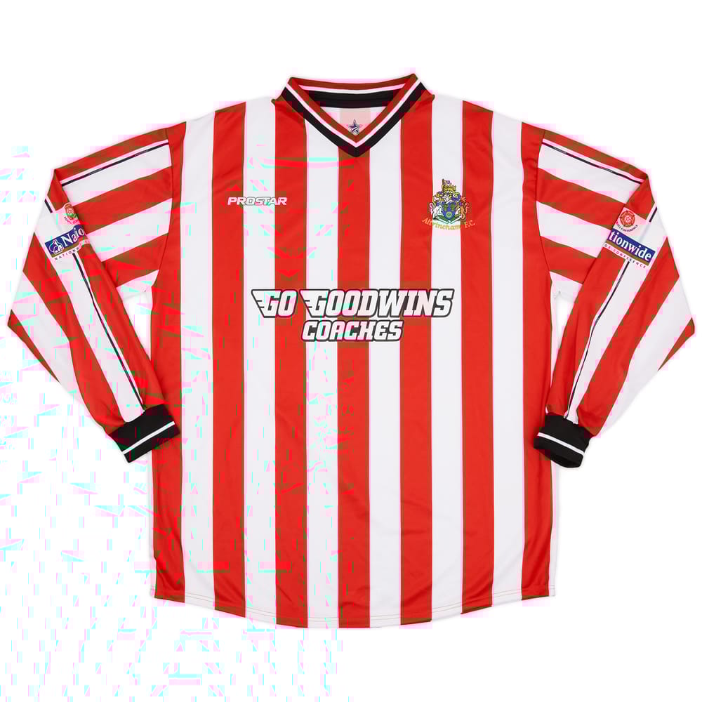 2005-06 Altrincham Home L/S Shirt - 7/10 - (XL)