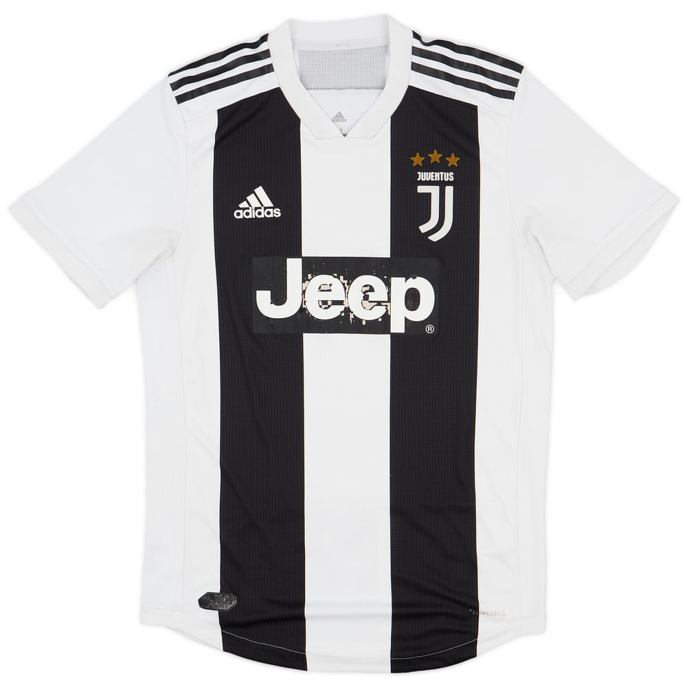 2018-19 Juventus Authentic Home Shirt - 4/10 - (M)