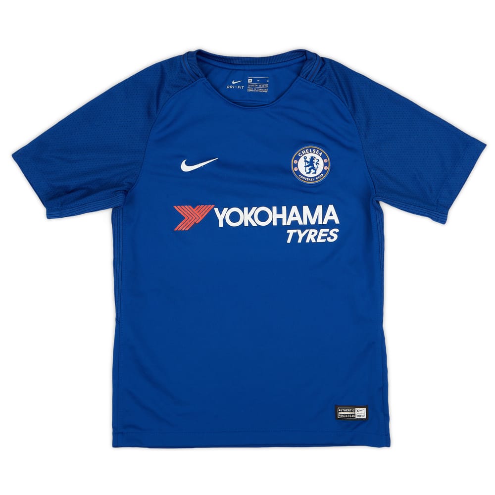 2017-18 Chelsea Home Shirt - 8/10 - (M.Boys)