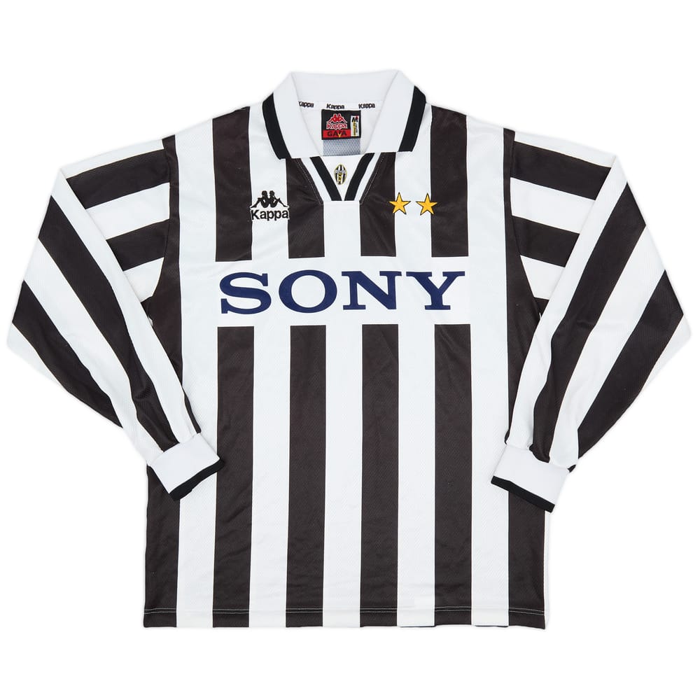 1995-97 Juventus Home L/S Shirt - 9/10 - (M)