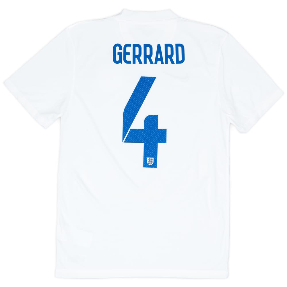 2014-15 England Home Shirt Gerrard #4 - 9/10 - (S)