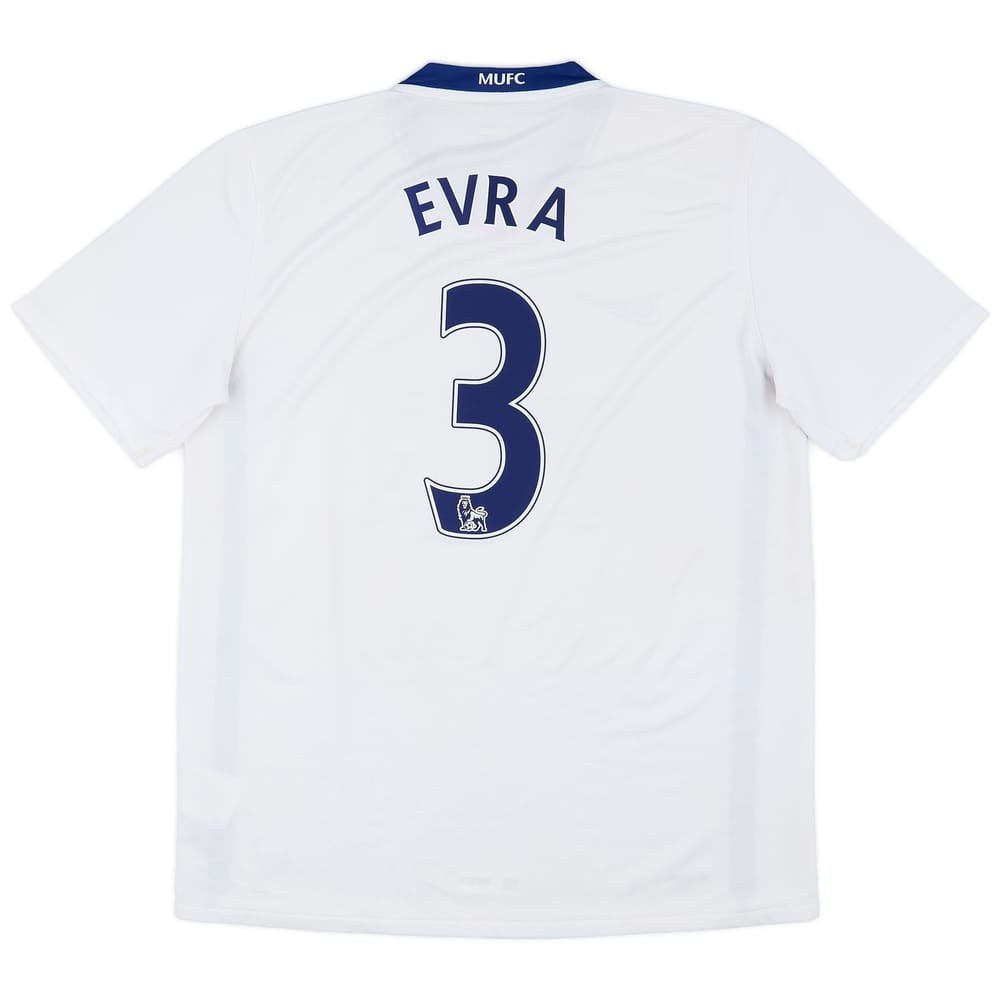 2008-10 Manchester United Away Shirt Evra #3 - 7/10 - (L)