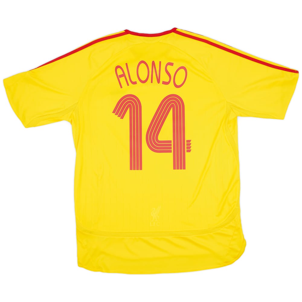 2006-07 Liverpool Away Shirt Alonso #14 - 7/10 - (L)