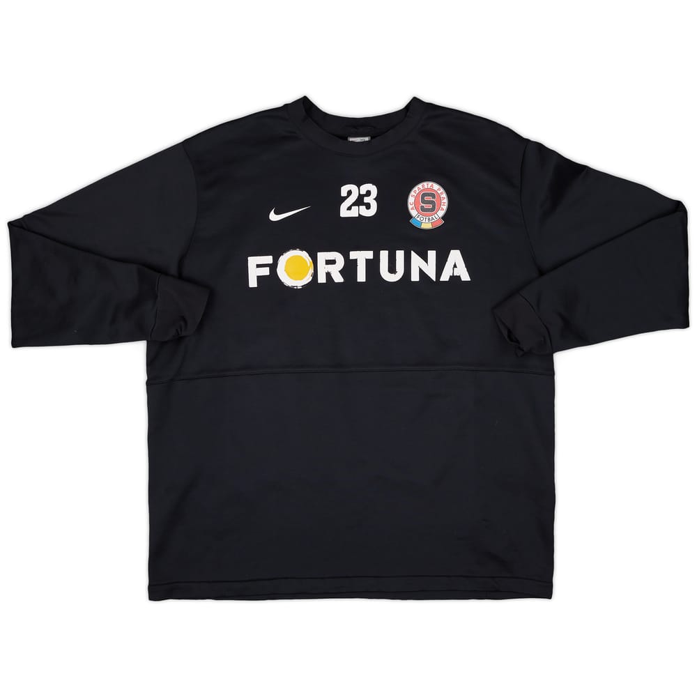 2009-10 Sparta Prague Nike Sweat Top #23 - 3/10 - (XL)