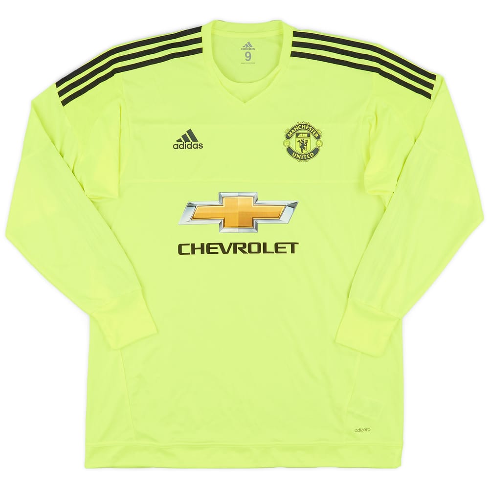 2015-16 Manchester United Player Issue GK Shirt - 8/10 - (XL)