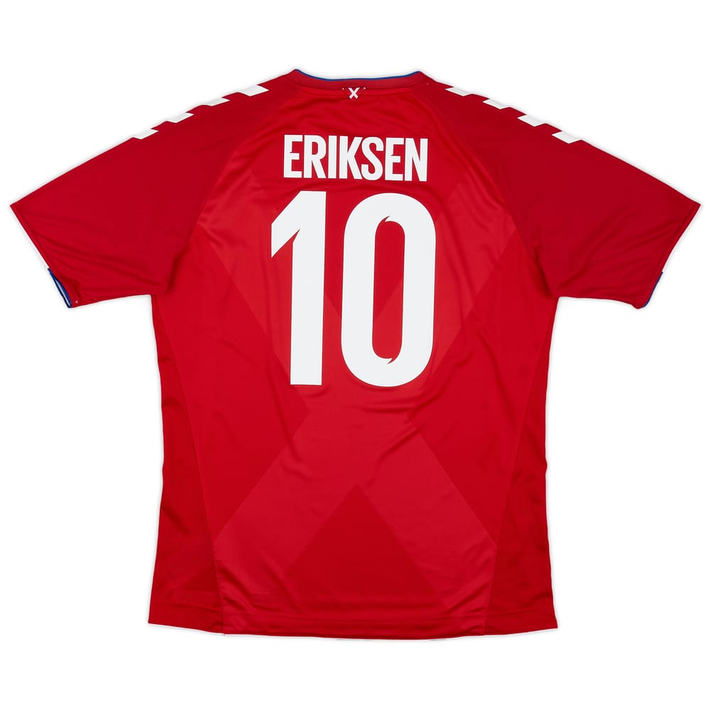 2018-19 Denmark Home Shirt Eriksen #10 - 8/10 - (L)
