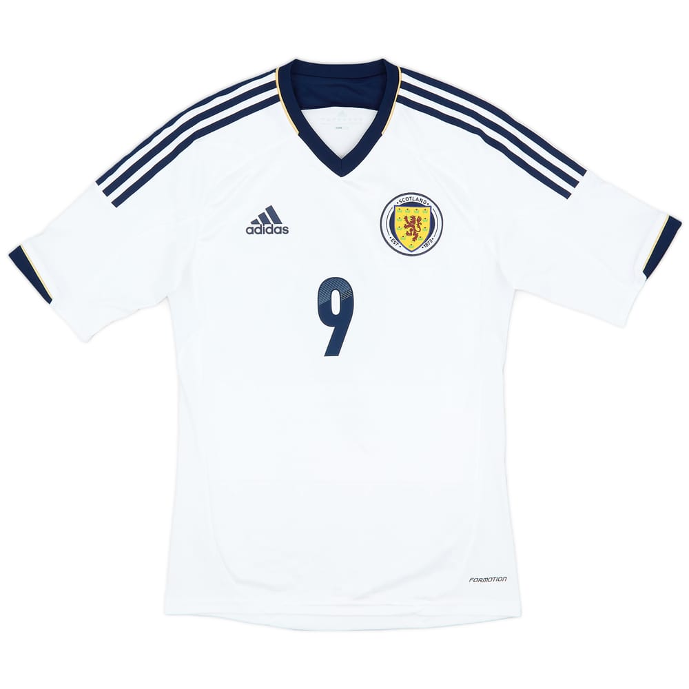 2012-14 Scotland Authentic Away Shirt #9 - 8/10 - (S)