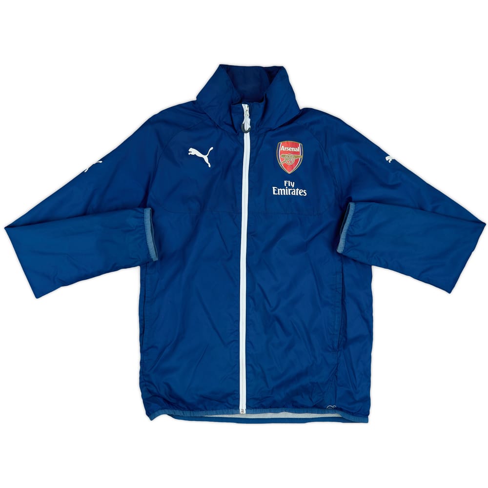 2014-15 Arsenal Puma Hooded Rain Jacket - 6/10 - (M)