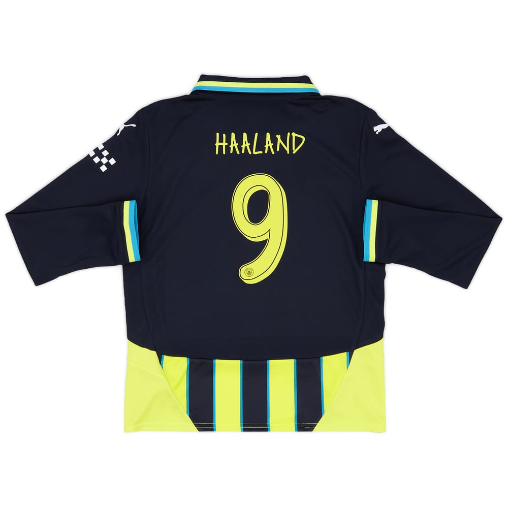 2024-25 Manchester City Away L/S Shirt Haaland #9 (KIDS)