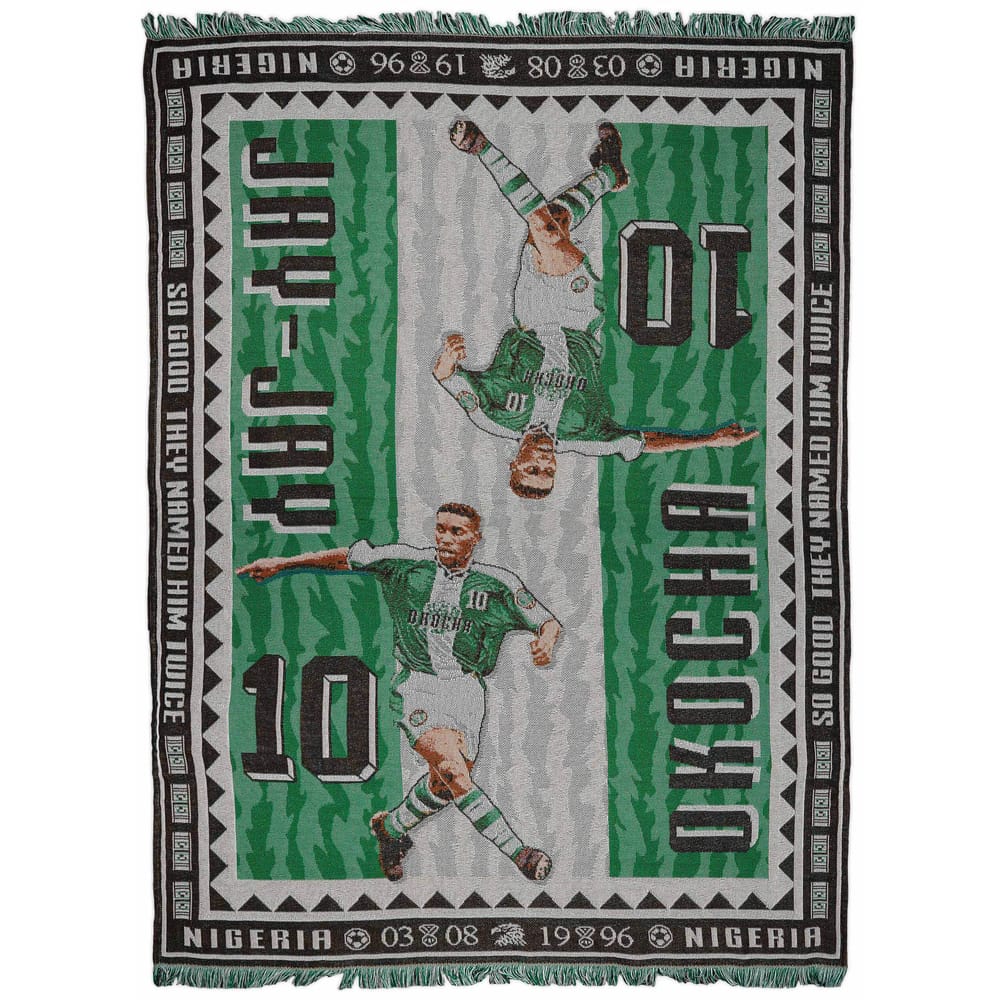 Jay-Jay Okocha Nigeria Tapestry Rug