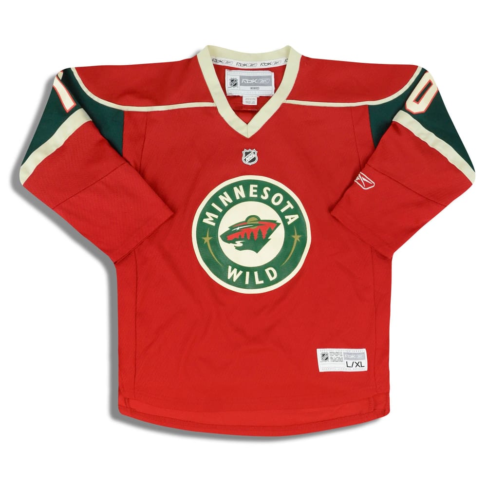 2007-09 Minnesota Wild Gaborik #10 Reebok Replica Jersey (Home) Y