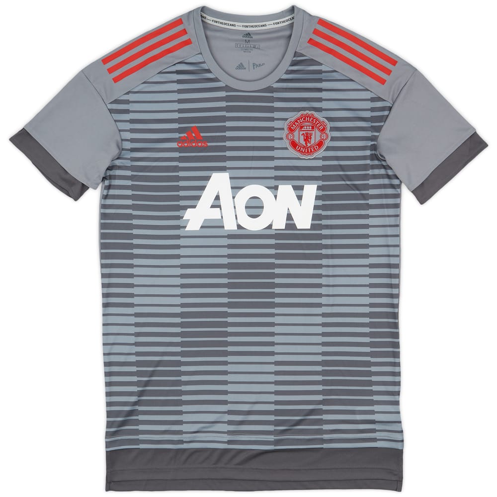 2017-18 Manchester United adidas Training Shirt - 10/10 - (M)