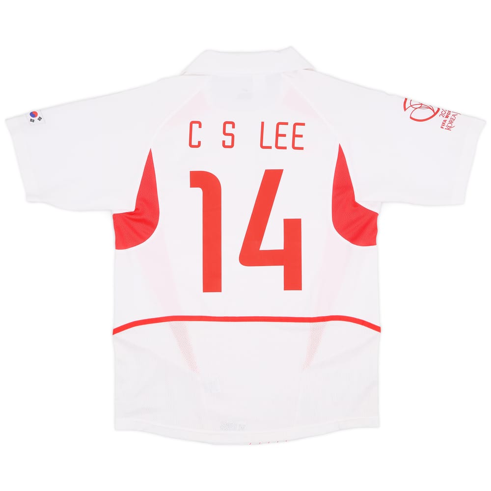 2002-03 South Korea Player Issue Away Shirt C S Lee #14 - 9/10 - (M)