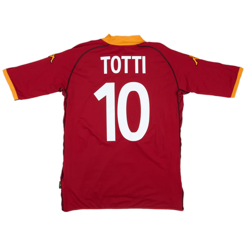 2002-03 Roma Home Shirt Totti #10 - 8/10 - (XXL)