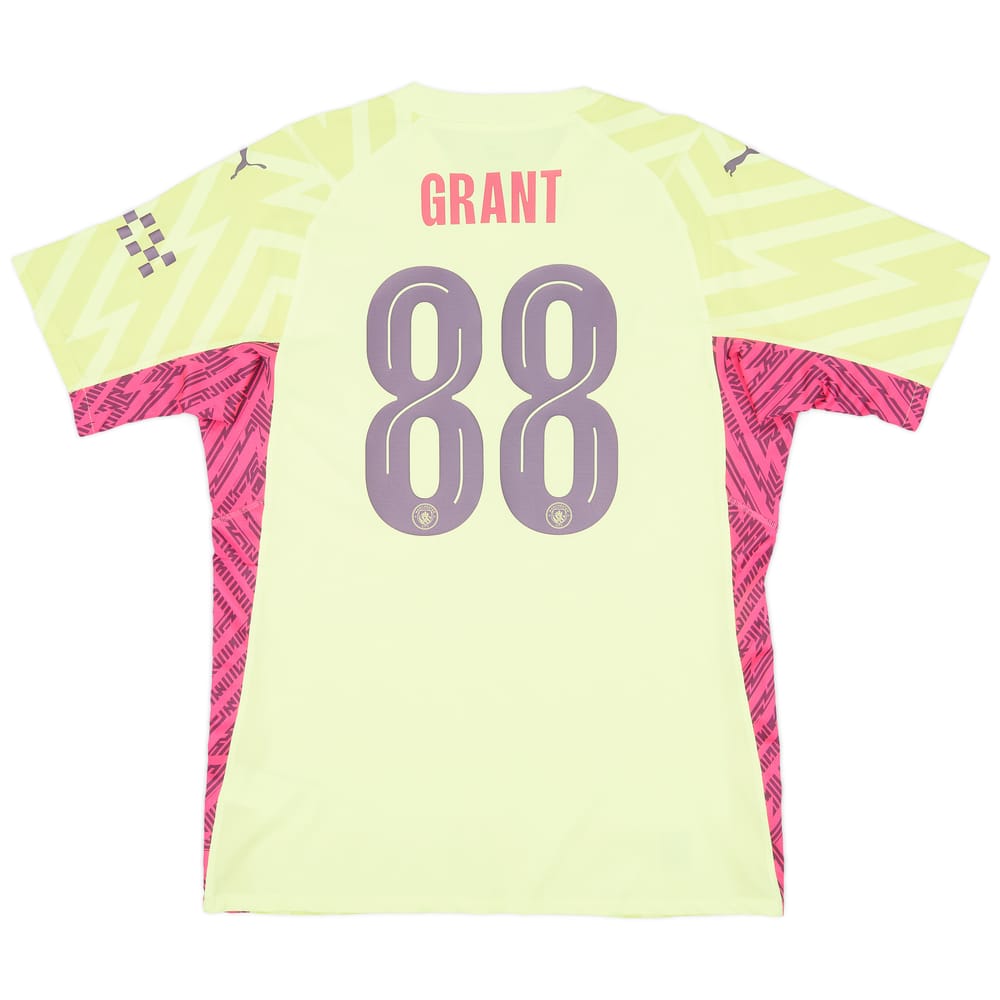 2023-24 Manchester City Match Issue FA Cup GK Shirt Grant #88