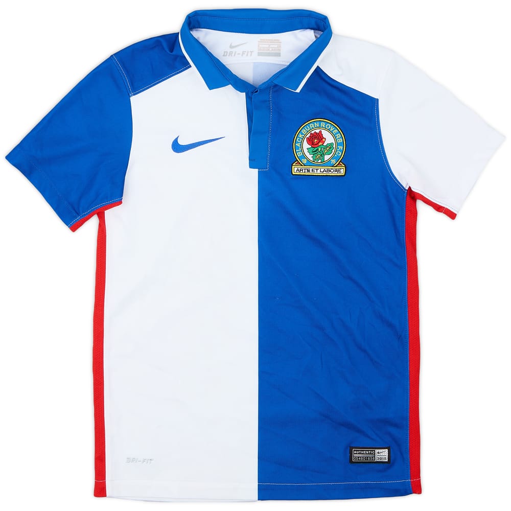 2015-16 Blackburn Home Shirt - 7/10 - (S.Boys)