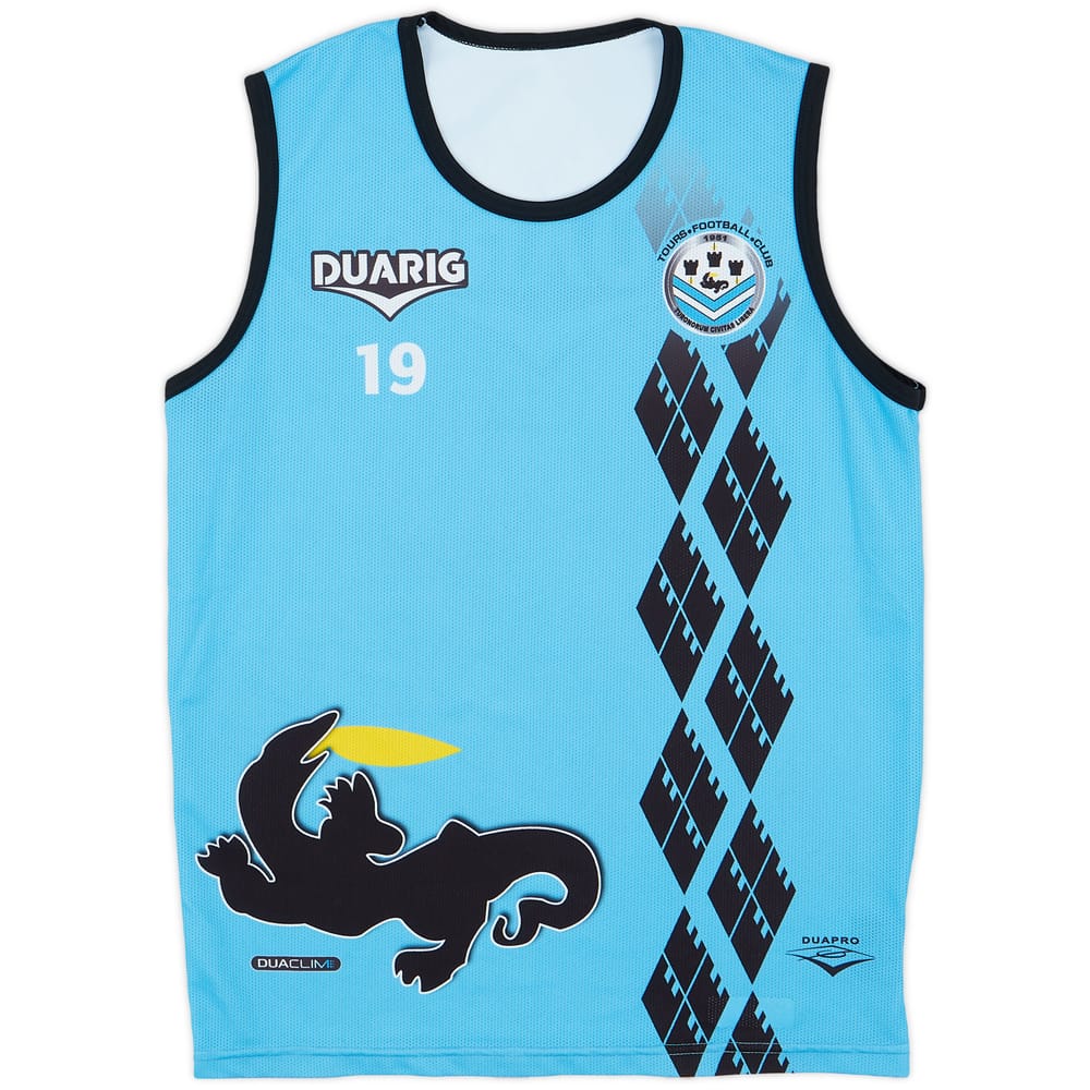 2011-12 Tours Duarig Player Issue Training Vest #19 - 9/10 - (S)