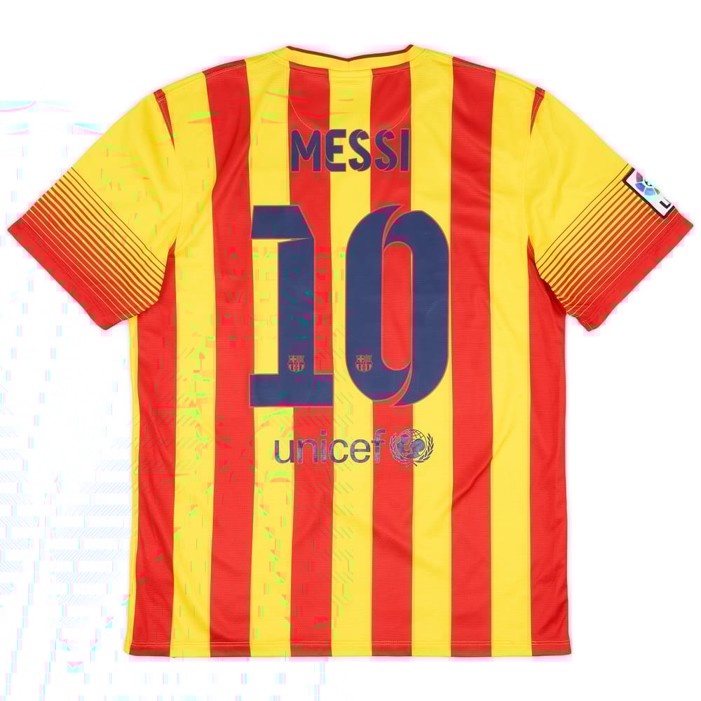 2013-15 Barcelona Away Shirt Messi #10 - 6/10 - (L)