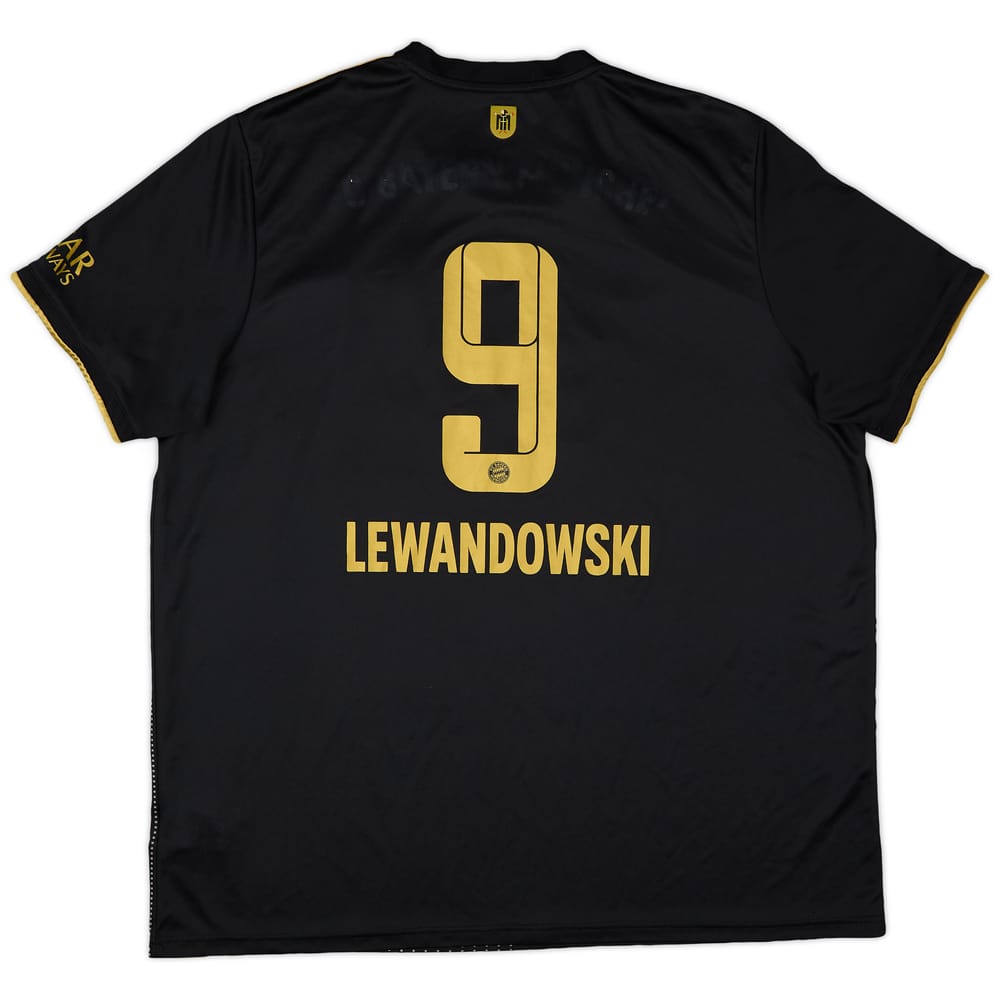 2021-22 Bayern Munich Away Shirt Lewandowski #9 - 4/10 - (XXL)