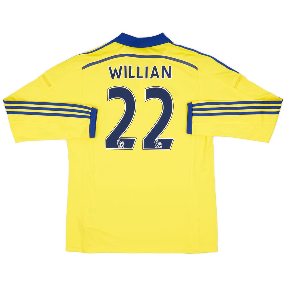 2014-15 Chelsea Away L/S Shirt Willian #22 (L)