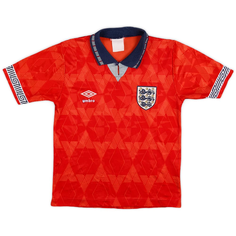 1990-93 England Away Shirt - 8/10 - (L.Boys)