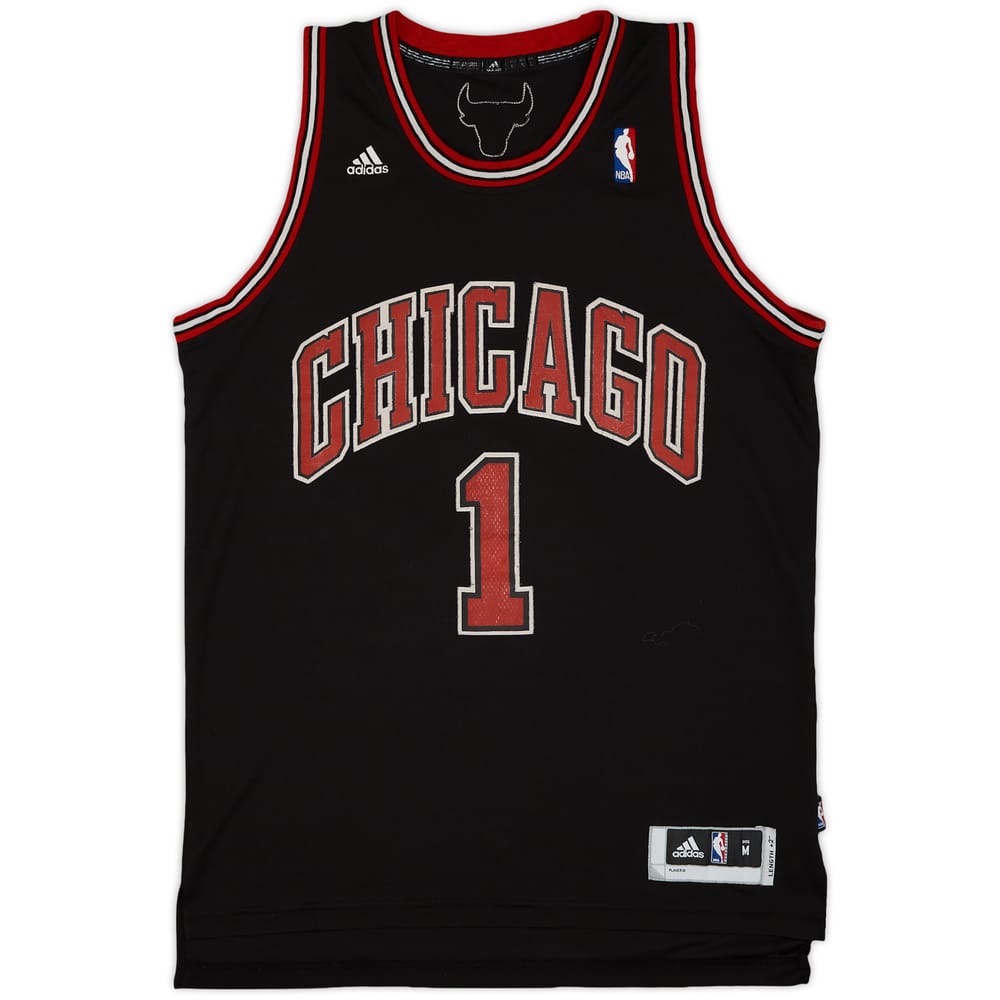 2010-14 Chicago Bulls Rose #1 adidas Swingman Alternate Jersey - 5/10 - (M)