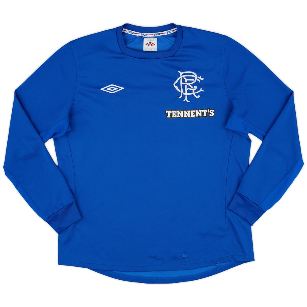 2012-13 Rangers Home L/S Shirt - 7/10 - (L)