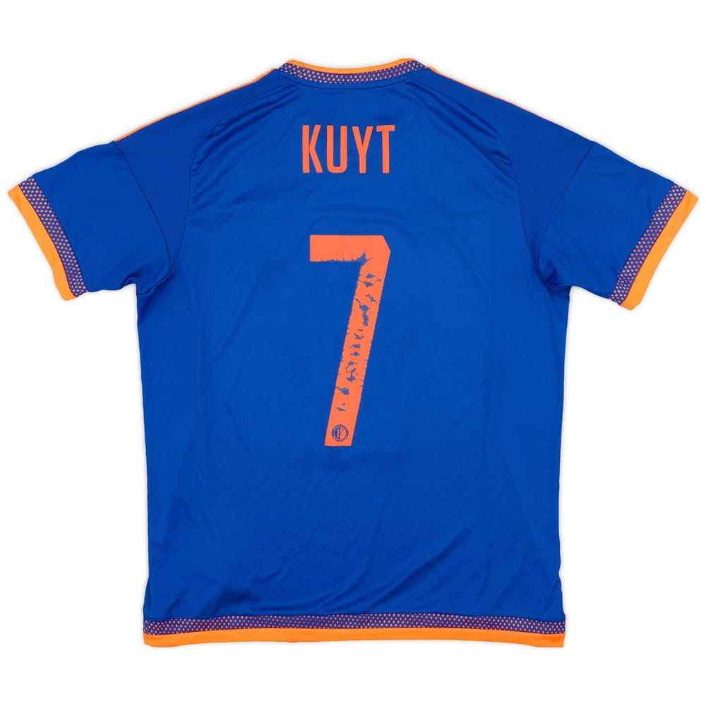 2015-16 Feyenoord Away Shirt Kuyt #7 - 5/10 - (L)