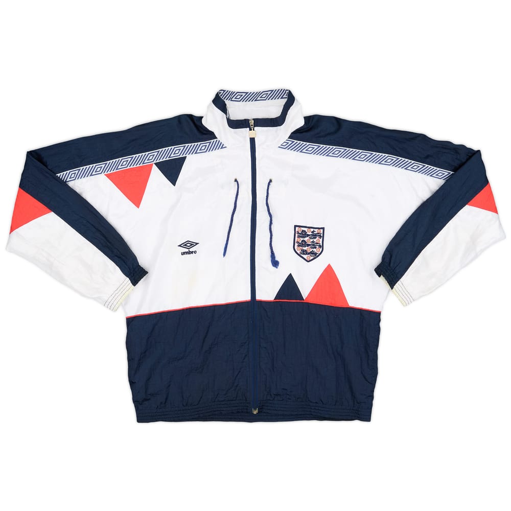 1990-92 England Umbro Track Jacket - 6/10 - (S)