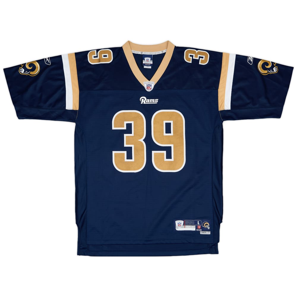2007 St. Louis Rams Jackson #39 Reebok Premier Home Jersey - 7/10 - (L)