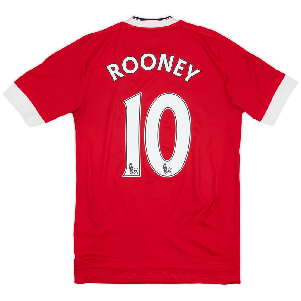 2015-16 Manchester United Home Shirt Rooney #10 - 6/10 - (XS)