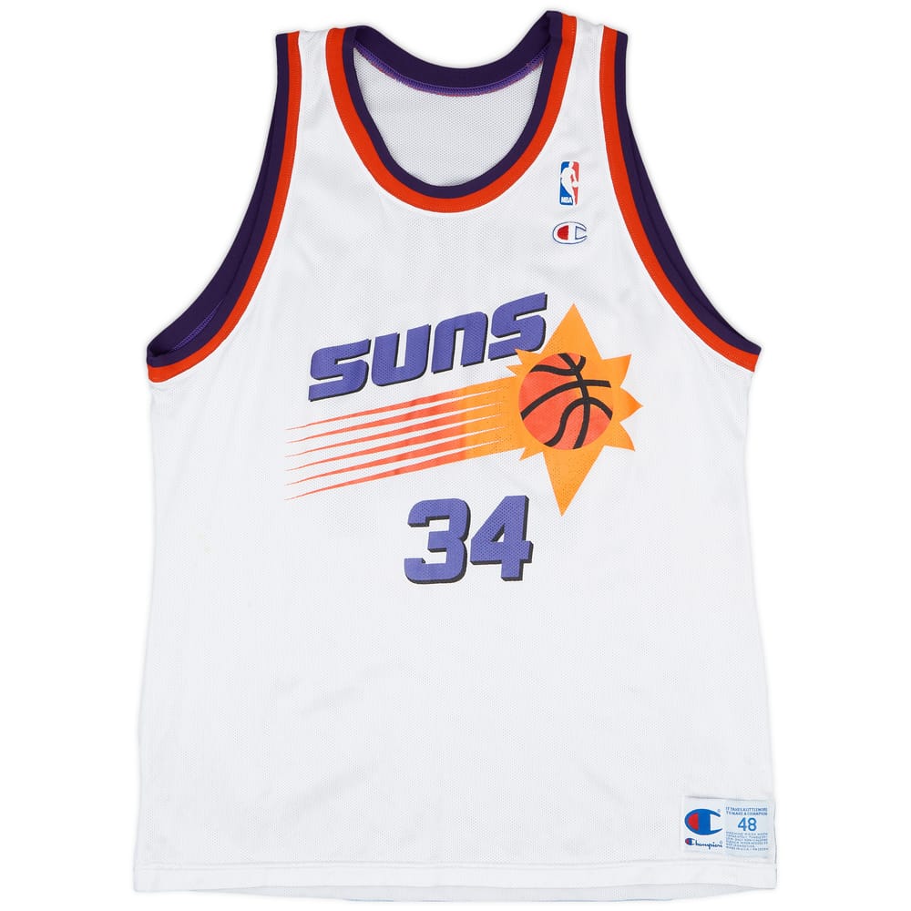 1992-95 Phoenix Suns Barkley #34 Champion Home Jersey - 9/10 - (XL)