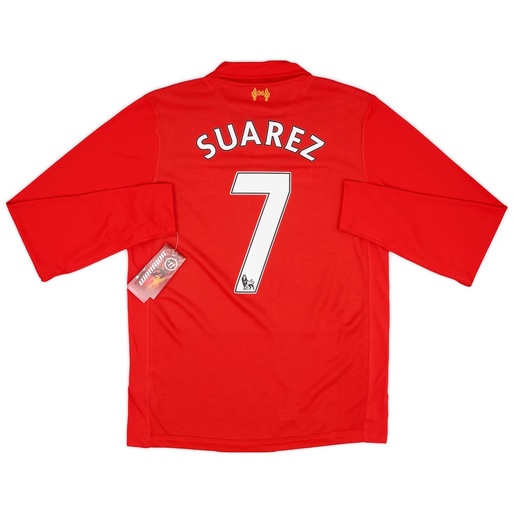 2012-13 Liverpool Home L/S Shirt Suarez #7 (S)